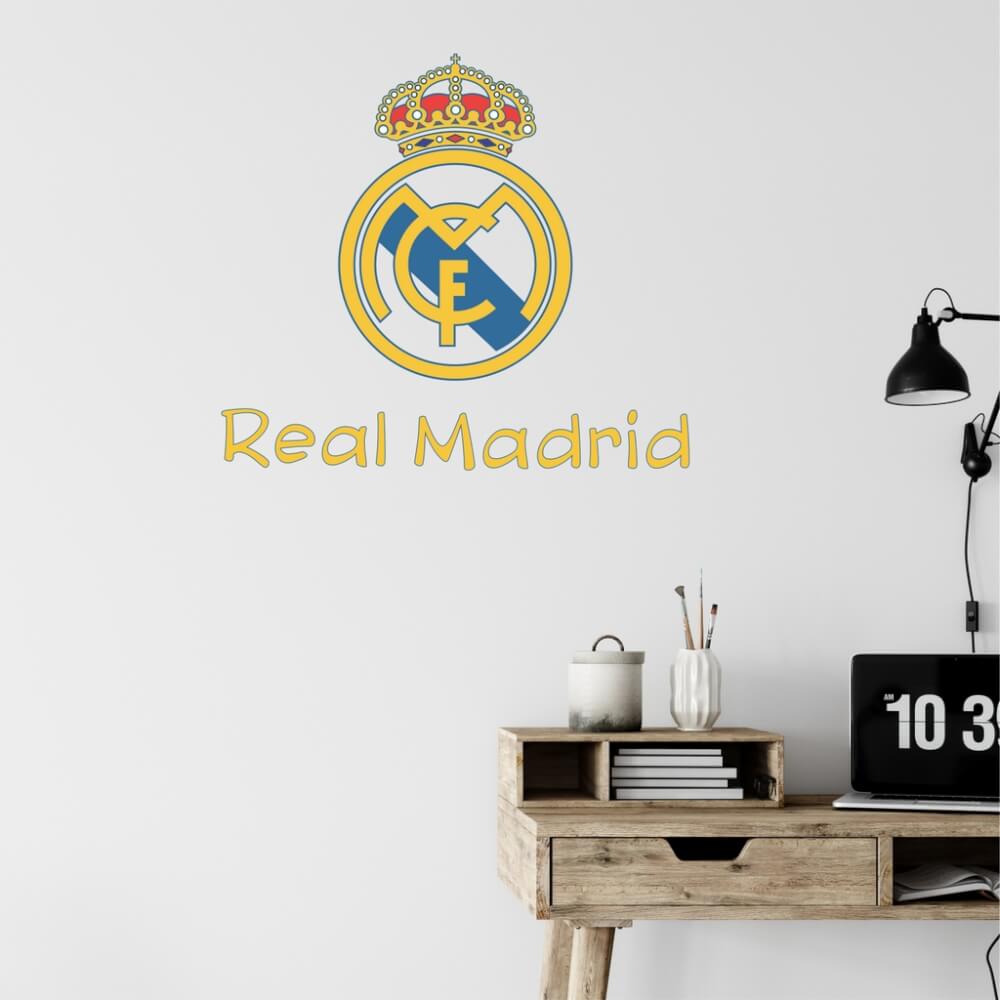 Real Madrid sticker mural